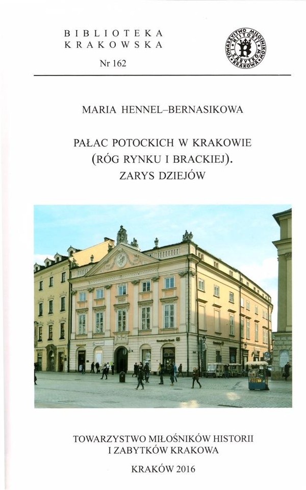Pałac Potockich w Krakowie (róg Rynku i Brackiej). Zarys dziejów