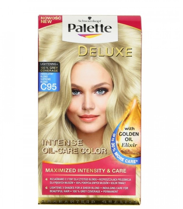 Palette Deluxe - C95 Absolutny Blond Farba do włosów permanentna