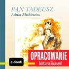 Okładka:Pan Tadeusz (Adam Mickiewicz) - opracowanie 