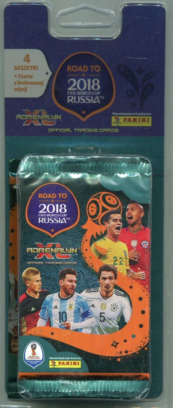 Karty FIFA Adrenalyn XL Road to World Cup Russia Blister 4+1 2018