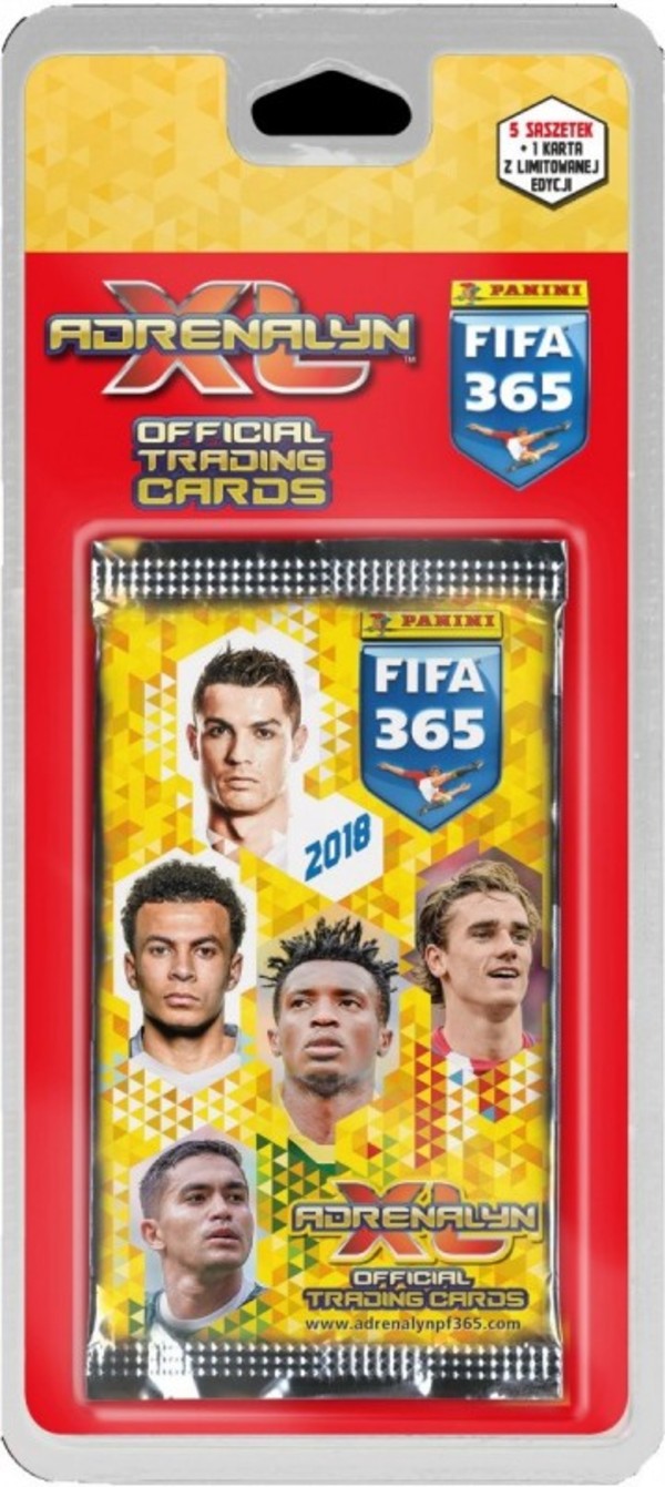 Karty FIFA 365 - Adrenalyn XL blister (5+1) 2018