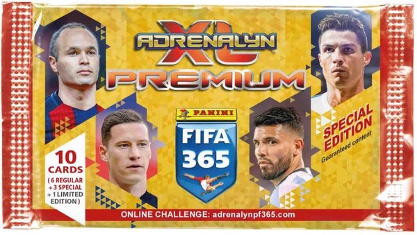 Karty FIFA 365 - Adrenalyn XL saszetka premium 2018