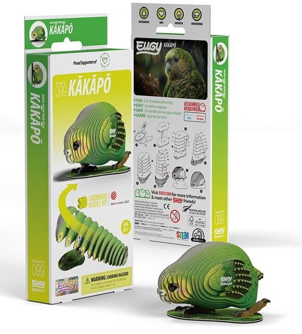 Eko Układanka 3D Papuga Kakapo