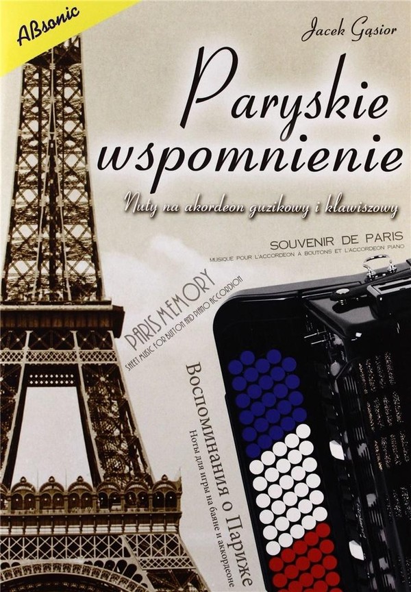 Paryskie wspomnienie Nuty na akordeon guzikowy i klawiszowy