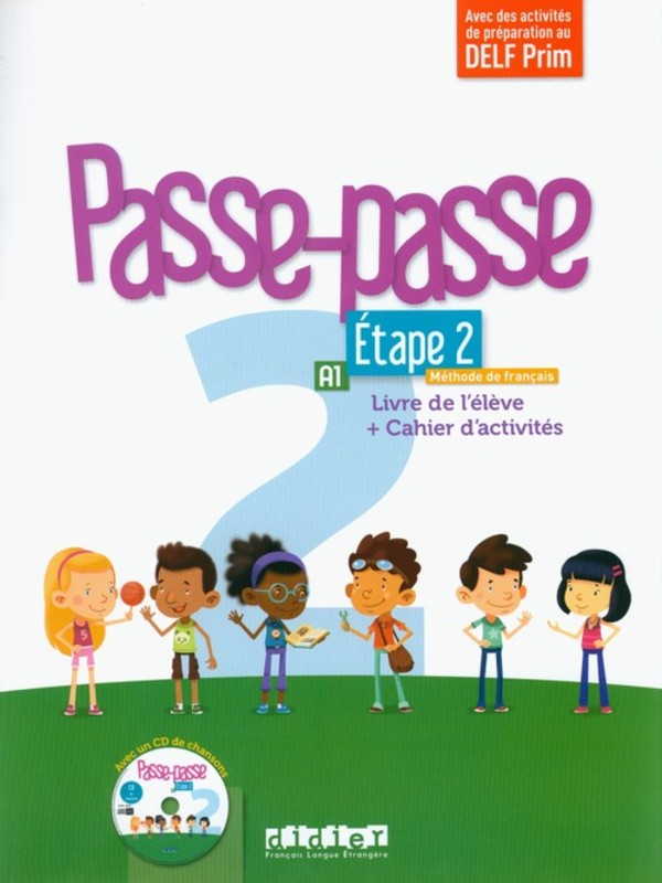 Passe-Passe 2 etape 2 Podręcznik + ćwiczenia + CD