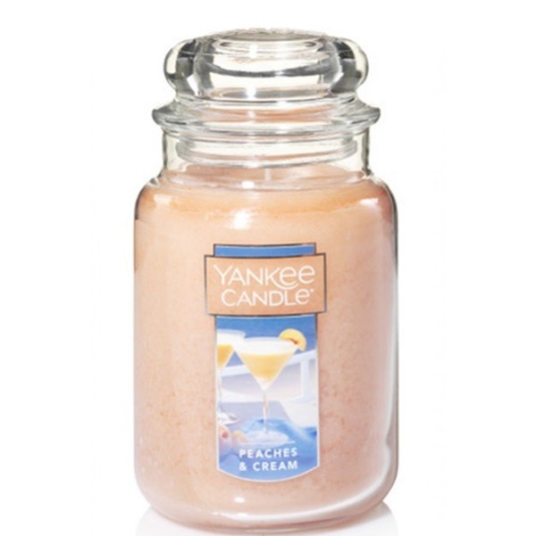 Peaches & Cream Duża świeca zapachowa w słoiku