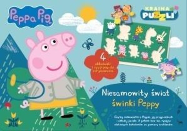 Peppa Pig Niesamowity świat świnki Peppy Kraina puzzli