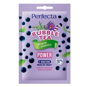 Bubble Tea 5-Minutowa maska do twarzy Power - odżywienie i regeneracja