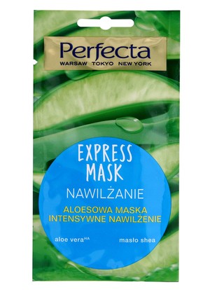 Perfecta Express Mask Aloesowa Maska intensywne nawilżanie