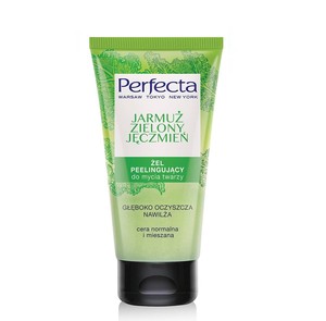 Jarmuż & Zielony Jęczmień Oczyszczanie peelingujący żel do mycia twarzy