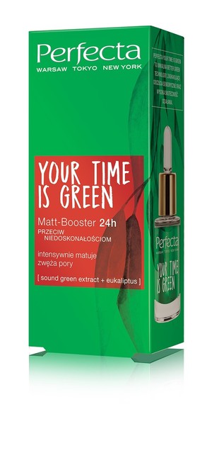 Your Time Is Green Matt-Booster 24H przeciw niedoskonałościom