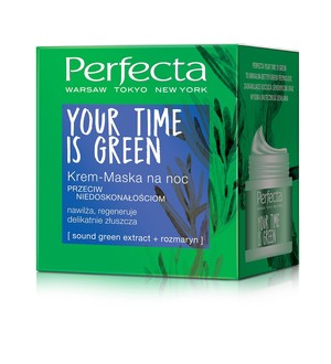 Your Time Is Green Krem-maska na noc przeciw niedoskonałościom