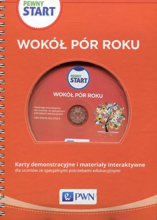 Pewny start Wokół pór roku. Karty demonstracyjne i materiały interaktywne z płytą CD