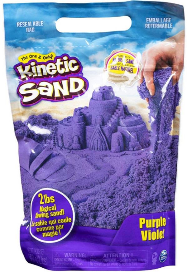 Kinetic Sand Piasek kinetyczny fioletowy 6046035