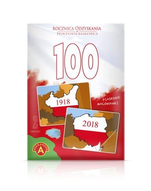Piaskowe Malowanki 100 rocznica Odzyskania Niepodległości Mapa