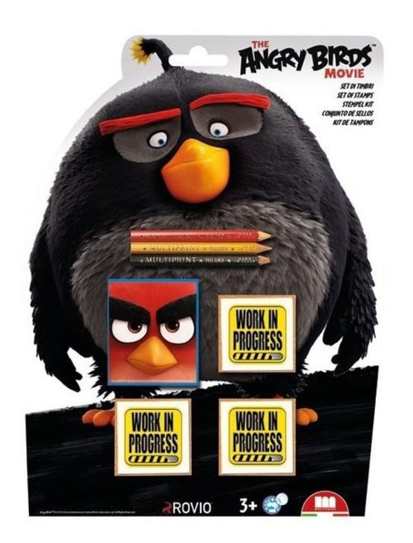 Pieczątki Shaped Angry Birds 3 sztuki