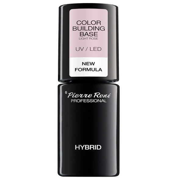 Hybrid Color Building Base UV / LED Budująca 01 Light Rose Baza hybrydowa