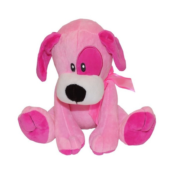 Pies Kajtuś różowy 25 cm