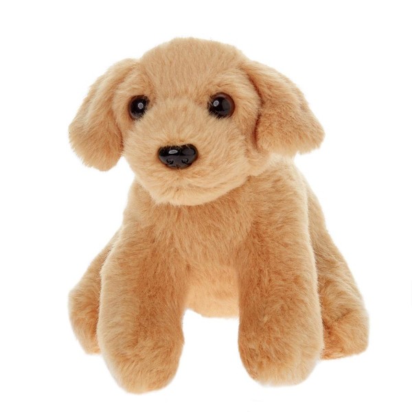 Maskotka Pies siedzący brązowy 13 cm