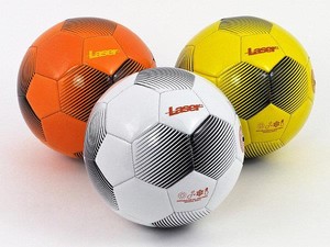 Piłka nożna Laser biało-czarna