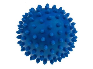 Piłka sensoryczna do masażu i rehabilitacji 9 cm niebieska