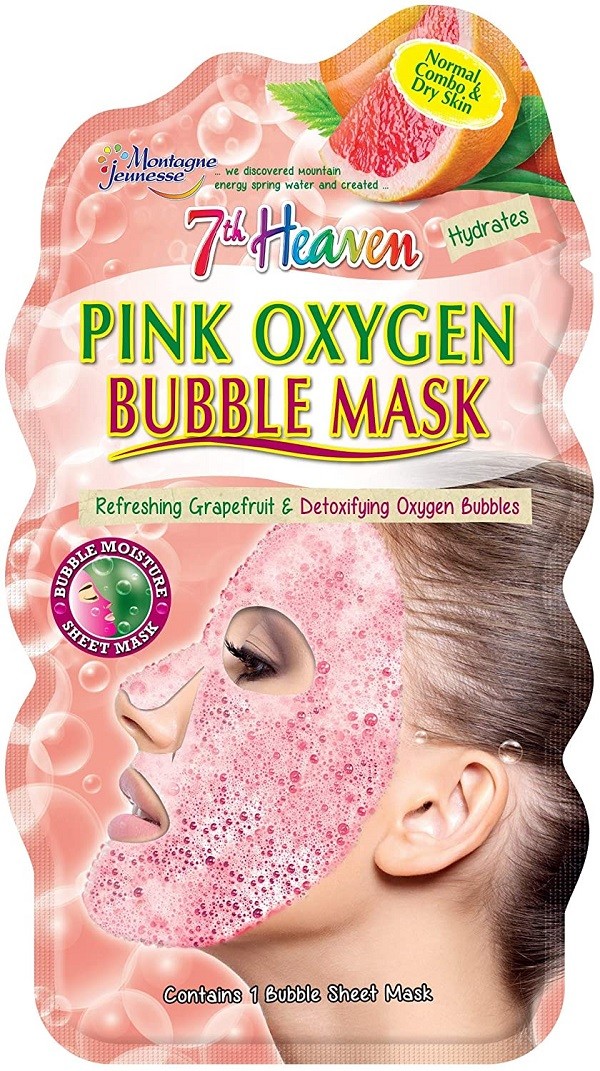 Pink Oxygen Nawilżająca maseczka bąbelkowa w płachcie