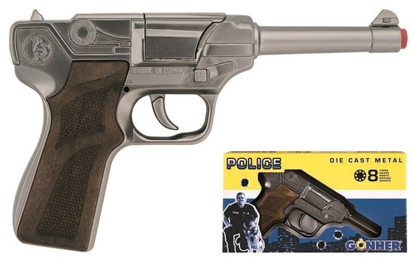 Pistolet policyjny metalowy