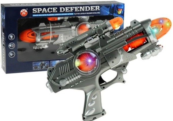 Pistolet Space Defender (światło, dźwięk)