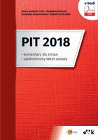 PIT 2018 - komentarz do zmian - ujednolicony tekst ustawy