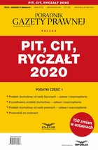 PIT, CIT, ryczałt 2020 - pdf Podatki część 1