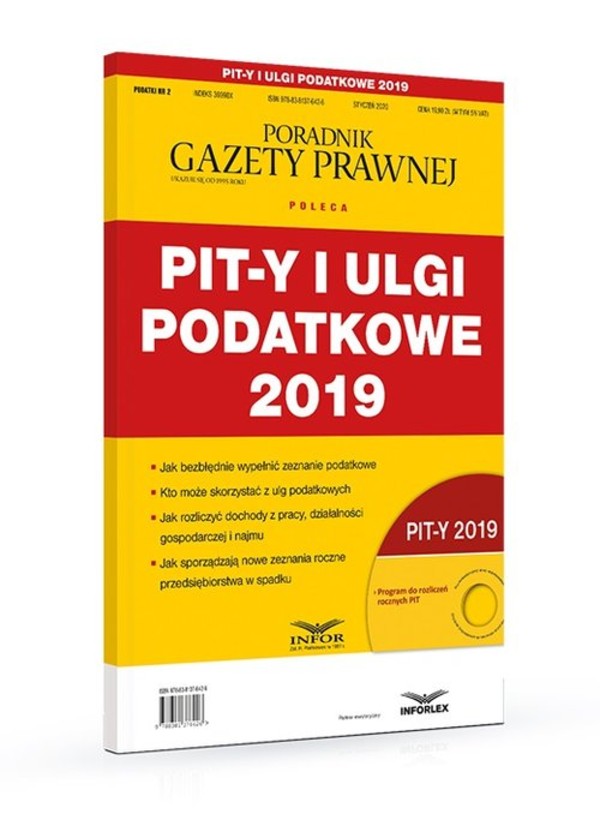 Pity i ulgi podatkowe 2019 Poradnik Gazety Prawnej Podatki 2/2020