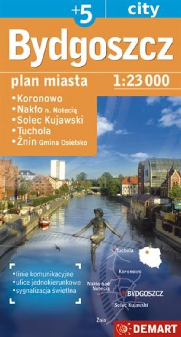 Plan miasta. Bydgoszcz (plus 5) Skala 1:23 000