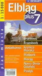 Plan miasta. Elbląg (plus 7) Skala 1:15 000