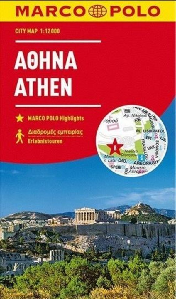 Plan Miasta Ateny MARCO POLO