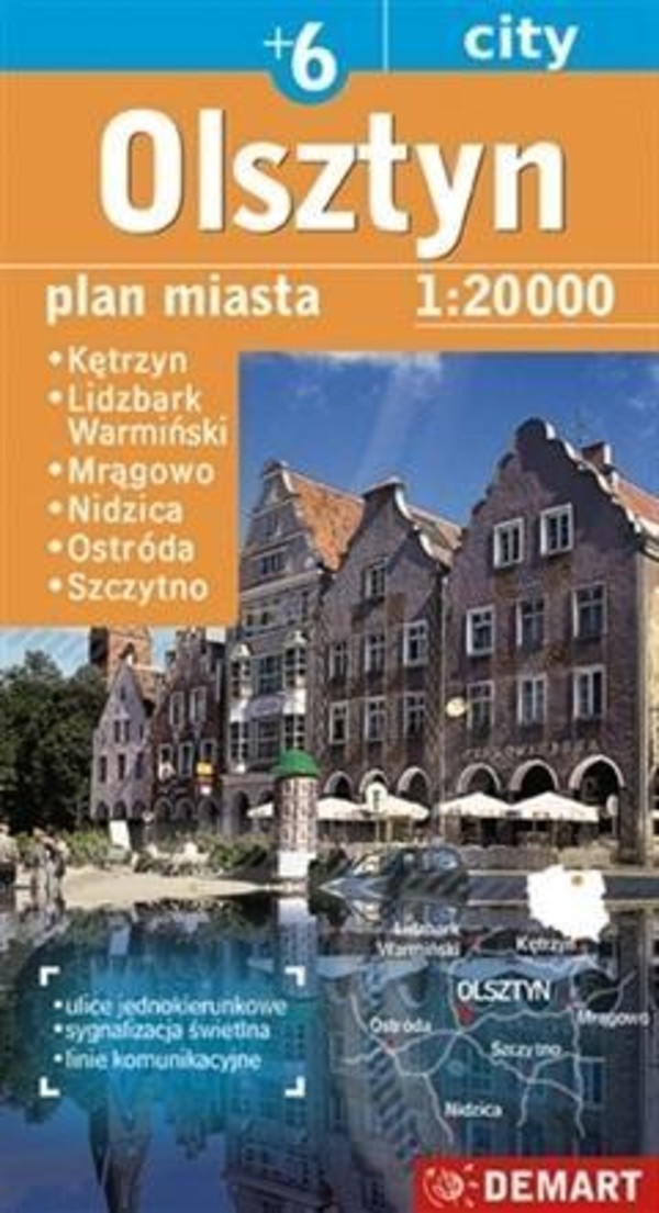 Plan miasta. Olsztyn (plus 6) Skala 1:20 000