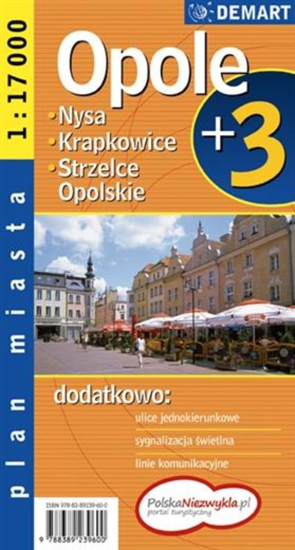 Plan miasta. Opole (plus 3) Skala 1:17 000