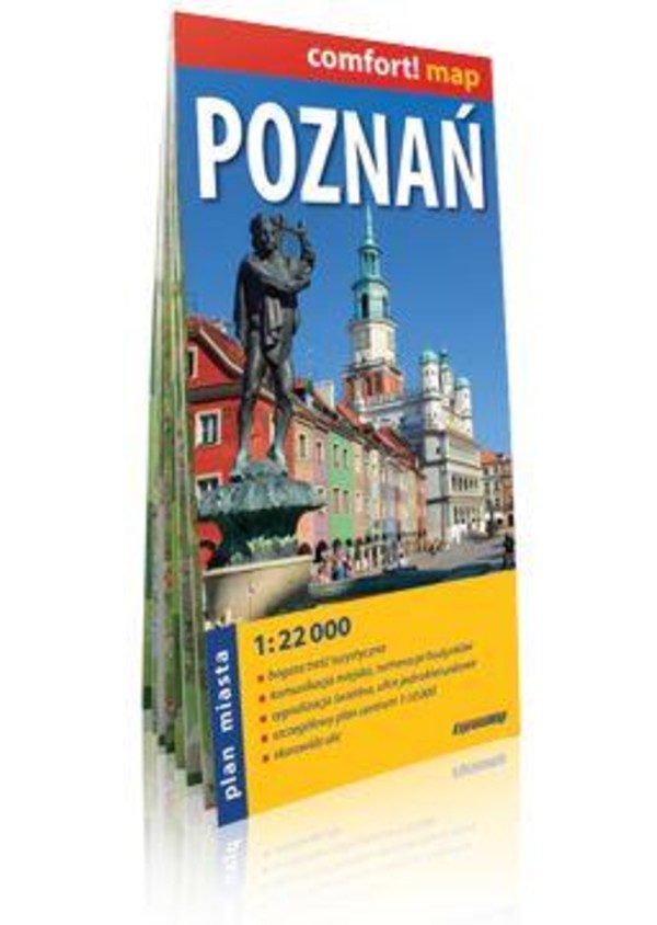Plan miasta. Poznań Skala 1:22 000