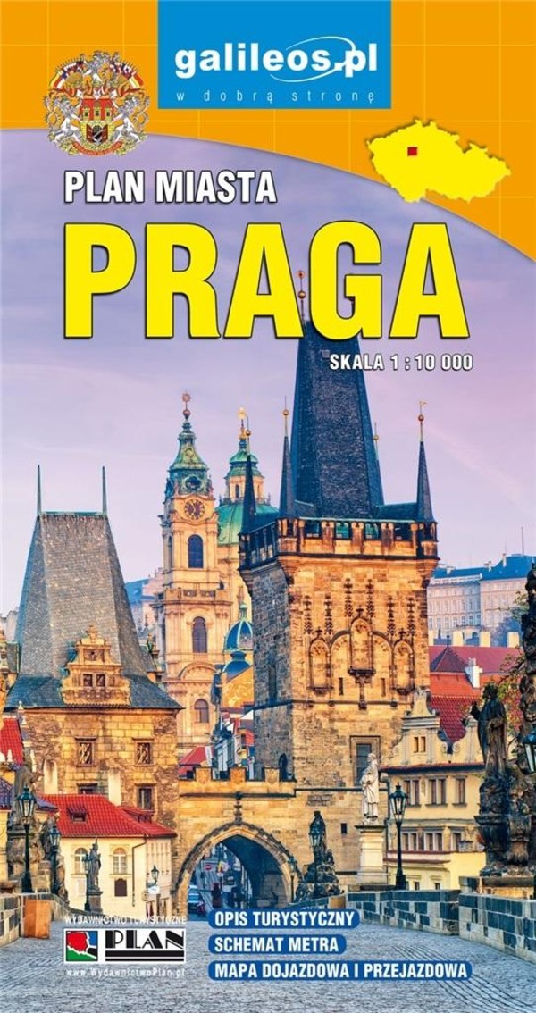 Plan miasta Praga 1:10 000