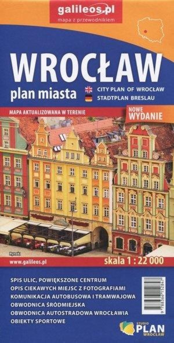 Plan miasta - Wrocław 1:22 000