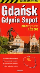 Plan Trójmiasta. Gdańsk / Gdynia / Sopot Skala 1:26 000