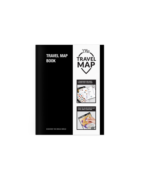 Planer podróży Zdrapka Travel Map Book