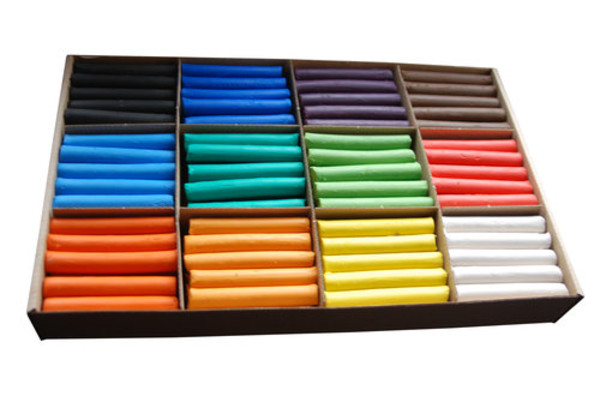 Plastelina zestaw dla przeszkoli 12 kolorów x 15 sztuk
