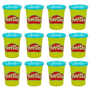 Play-Doh Ciastolina Tuby uzupełniające 12-pak Niebieski E4827