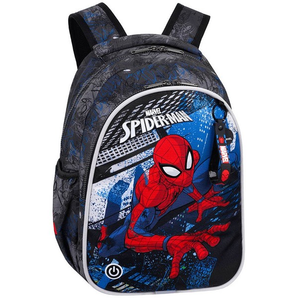Plecak 2-komorowy coolpack disney core jimmy led spiderman