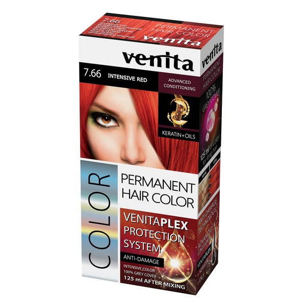 Plex Protection System 7.66 Intensive Red Farba do włosów z systemem ochrony koloru