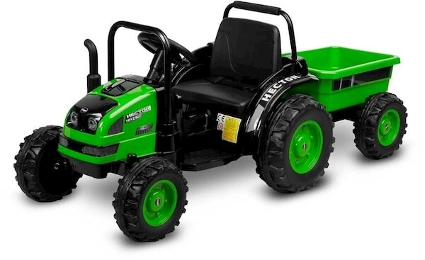 Pojazd akumulator traktor Hector green