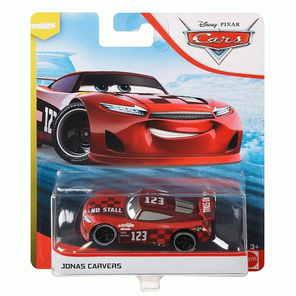 Pojazd Cars Jonas Carvers metaliczny
