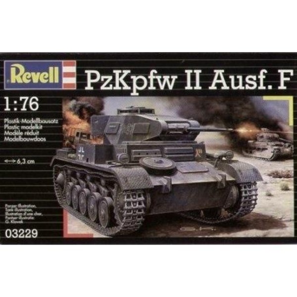 Model do sklejania Czołg PzKpfw II Ausf. F