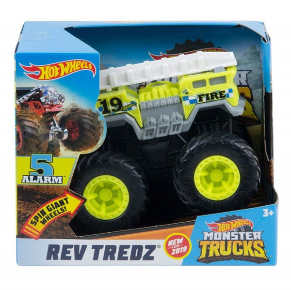 Hot Wheels Pojazd Monster Trucks Rev Tredz GBV11