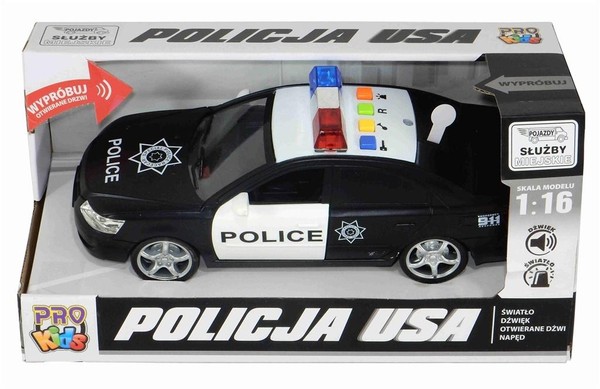 Policja USA - Pojazd z dźwiękami